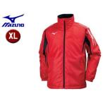 ミズノ mizuno  32JE7553-62 中綿ウォーマーシャツ 【XL】 （チャイニーズレッド×ブラック）