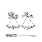 バンビジュエリー株式会社  SNOOPY/スヌーピー■スヌーピー＆スター/バックキャッチシルバーピアス■