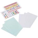 ELECOM Elecom ручная работа тату-наклейка ( прозрачный модель ) открытка размер *3 листов входит EJP-TAT