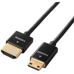 ELECOM Elecom HDMI кабель /i-sa сеть соответствует / super тонкий /mini/1.0m/ черный DH-HD14SSM10BK