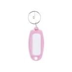 MARKEY BRAND/大一鋼業 キーホルダー付名札 単色 桃