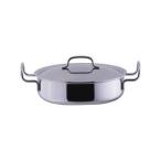 Miyaco 宮崎製作所 GEO-28S　ジオ・プロダクト　浅型両手鍋　28cm