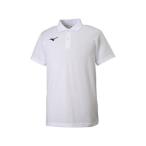 ミズノ mizuno  ポロシャツ ユニセックス XL (ホワイト×ブラック) 32MA9195-79