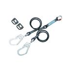 FUJII 藤井電工 TSUYORON ハーネス用ランヤード ツインGブレード THL-2-GB93SV-21KS-BK-2R23-BP