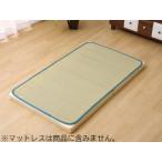 IKEHIKO イケヒコ  い草 シーツ い草シーツ ベビー キッズ ジュニア 寝ござ  さわやか ネゴザ  ブルー 約70×120cm 7411609