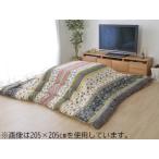 IKEHIKO イケヒコ  こたつ布団 正方形 掛け単品  わらび  ネイビー 約205×205cm 5987819