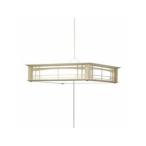 TAKIZUMI/タキズミ  GVNR12904　LED和風ペンダント 【〜12畳】　本木枠 リモコン付き