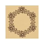 ARTE arte дерево штамп G рисунок : цветок Circle WS-G-07