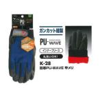OTAFUKU GLOVE おたふく手袋  K-28 防寒PU-WAVE 甲メリ (ネイビー) 【M】