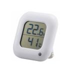 OHM/オーム電機  TEM-100-W デジタル温湿度計 白