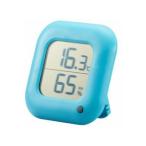 OHM/オーム電機  TEM-100-A デジタル温湿度計 青