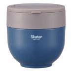 SKATER スケーター 弁当箱 保温 折りたたみハンドル付保温ジャー 800ml アッシュブルー