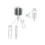 SANEI три . очиститель щетка PR859F1S