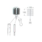 SANEI три . очиститель щетка PR859F3S