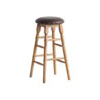 ICHIBA 市場  Rasic High Stool ハイスツール ブラウン RAS-3333BR おしゃれ ヴィンテージ レトロ カフェ バー