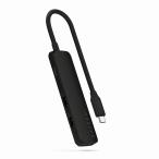 Satechi サテチ ハブ・ドッキングステーション 4-in-1 USB-C Slim Multiport Adapter 4K (Black) PST-P4SK