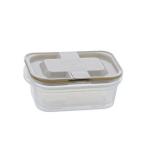 ベストコ  ベストコ 抗菌 抗ウイルス 電子レンジ 保存 容器 蒸気弁付き 洗いやすい MA-3210 ワームグレー 430ml 2個組