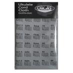 ORCAS ウクレレコードクロス　CLOTH-OUC GRY　グレイ　コード表付きクリーニングクロス