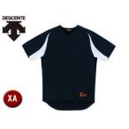 デサント DESCENTE  DB43M-BKSW ユニフォームシャツ カラーコンビネーション 【XA】 （ブラック×Sホワイト）