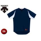 デサント DESCENTE  DB43M-NVSW ユニフォームシャツ カラーコンビネーション 【XA】 （ネイビー×Sホワイト）