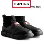 HUNTER ハンター 【レディース】インアウト パファー ニッティド カフ ブーティ 【ブラック】【UK3/22cm】 WFS2265REN