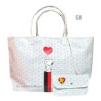 ≪ 新品 ≫  GOYARD ゴヤールサンルイ GM ホワイト 白 2023年 スヌーピー 限定 マーカージュ ブラック 黒 / 赤 ブラック レッド ハート GOYARD Saint-Louis GM