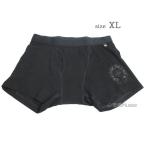 ≪新品≫ クロムハーツ ショート ボクサー パンツ 黒 ブラック ロゴ XLサイズ メンズ