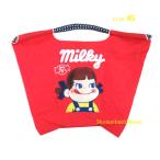 ≪ 新品 ≫ボールアンドチェーン 不二家 ペコちゃん ミルキー75周年 限定 ショッピングバッグ MS レッド エコ