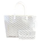 ショッピングゴヤール ≪ 新品 ≫  GOYARD ゴヤールサンルイ PM 白 ホワイト トート バッグ    ST LOUIS　PM White tote bag brand new