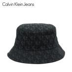 カルバンクライン Calvin Klein LOGO JACQUARD BUCKETHAT モノグラム バケットハット ラッピング可能【即日発送】【Na Black】 LV04K5059G UB1/goods