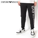 エンポリオアルマーニ EMPORIO ARMANI EA7 ロゴプリント スウェットパンツ ラッピング可能【即日発送】【BLACK(ホワイトロゴ)】 8NPPC3 PJ05Z 0203/m-bottoms