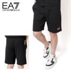 エンポリオアルマーニ EMPORIO ARMANI EA7 セッテライン ハーフパンツ ラッピング可能【即日発送】【ブラック+ゴールドロゴ】 8NPS65 PJVRZ 0208/【2025SS】