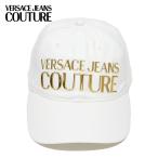 ショッピングmiddle ヴェルサーチ VERSACE ベースボールキャップ BASEBALL CAP WITH CUT IN THE MIDDLE CIRCONFERENZA 58 CM ラッピング可能【即日発送】WH/GD 77GAZK32 ZG207 G03