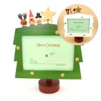 クリスマス オルゴール からくり Xmasアクションフォト フレームが動く 18弁 在庫 量産オルゴール プレゼント