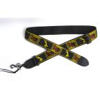 Fender 2”Monogrammed Strap Black/Yellow/Brown