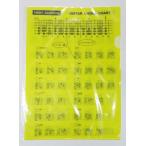 Fairy　ZGH-YELL ギターコードクリアファイル　イエロー