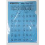 Fairy　ZGH-BLUE ギターコードクリアファイル　ブルー