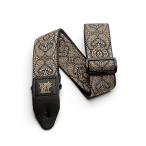 ERNIE BALL( Ernie Ball ) P04163 Classic Jacquard Strap Golden&amp;Black PAISLEY