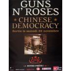 ガンズアンドローゼズ Guns N' Roses - Chinese Democracy 2008 French Promo Poster (goods)