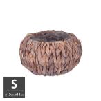  корзина корзина S какао горшок покрытие аранжировка цветов . type a mia mi круг Brown вязаный цветок декоративное растение интерьер садоводство ho waie