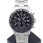 デッドストック セイコー SEIKO SND253P1 タキメーター 100m防水 クロノ ブラック クォーツ 稼働品 25-M-841