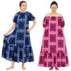 tia-do верх платье классический Classic свободный размер Pua ulu o Palaka рисунок 