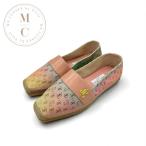  Jimmy Choo JIMMY CHOO плоская обувь обувь обувь парусина кожа розовый серия многоцветный не использовался эспадрильи Logo 