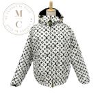 ショッピングルイヴィトン ルイヴィトン LOUIS VUITTON アウター ブラック ホワイト ゴールド モノグラム ダウン リバーシブル