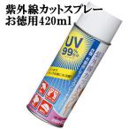 KAWAGUCHI 衣類の紫外線カットスプレー 10-191 お徳用 420ml ■ ハンドメイド 手芸 日傘 日焼け 帽子 防止 紫外線 UV 河口 ■