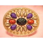  Yokohama новейший стразы! очарование. Kirakira Gold пряжка эллипс мужской женский стоимость доставки 220 иен 40a