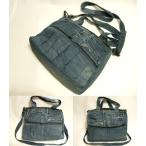  Yokohama новейший очарование. Denim tuck ручная сумка &amp; плечо two way сумка! переделка оригинал сумка ширина 32cm длина 28cm вставка 11cm низ с табличкой бесплатная доставка hei32