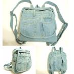  Yokohama новейший очарование. Denim с чехлом Mini рюкзак!3 полосный ширина широкий молния переделка сумка ширина ширина примерно 25~32cm длина 30cm вставка 8.5cm низ с табличкой бесплатная доставка heia79