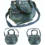  Yokohama новейший очарование. Denim плечо &amp; ручная сумка two way сумка! стразы рисунок ширина 38cm длина 31cm вставка 10.5cm низ с табличкой бесплатная доставка heia93