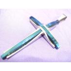  Yokohama новейший очарование. 10 знак . нержавеющая сталь подвеска голубой металлик *50 см мяч цепь имеется мужской женский стоимость доставки 220 иен колье 2a